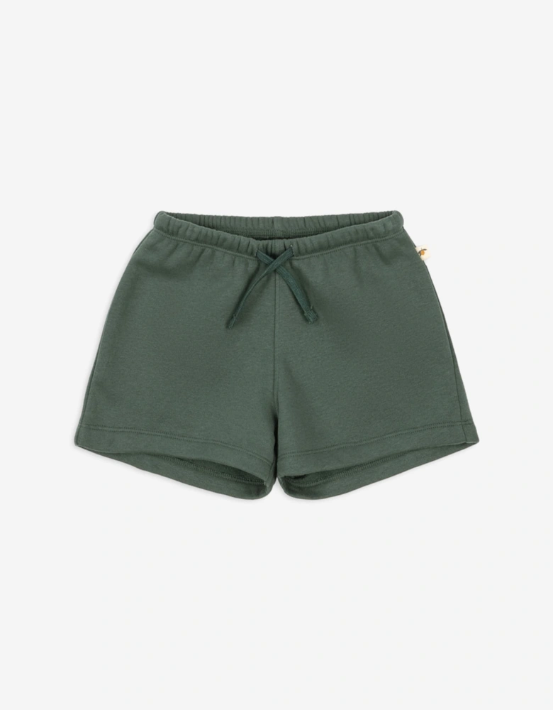 Konges Sløjd Girls Lou Sweat Shorts in Green
