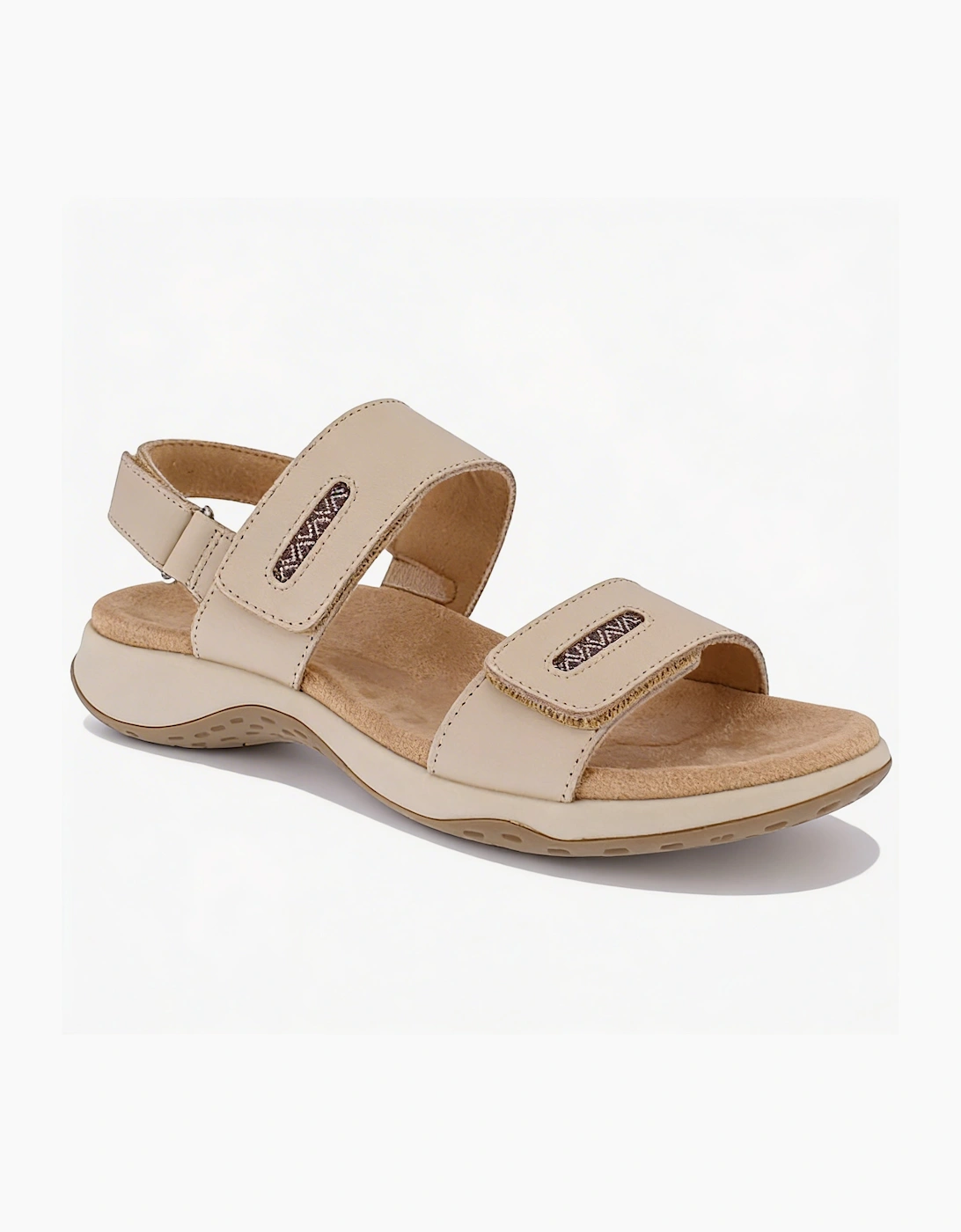 Free Spirit GRENADA Womens Cross Strap Sandals Parchment