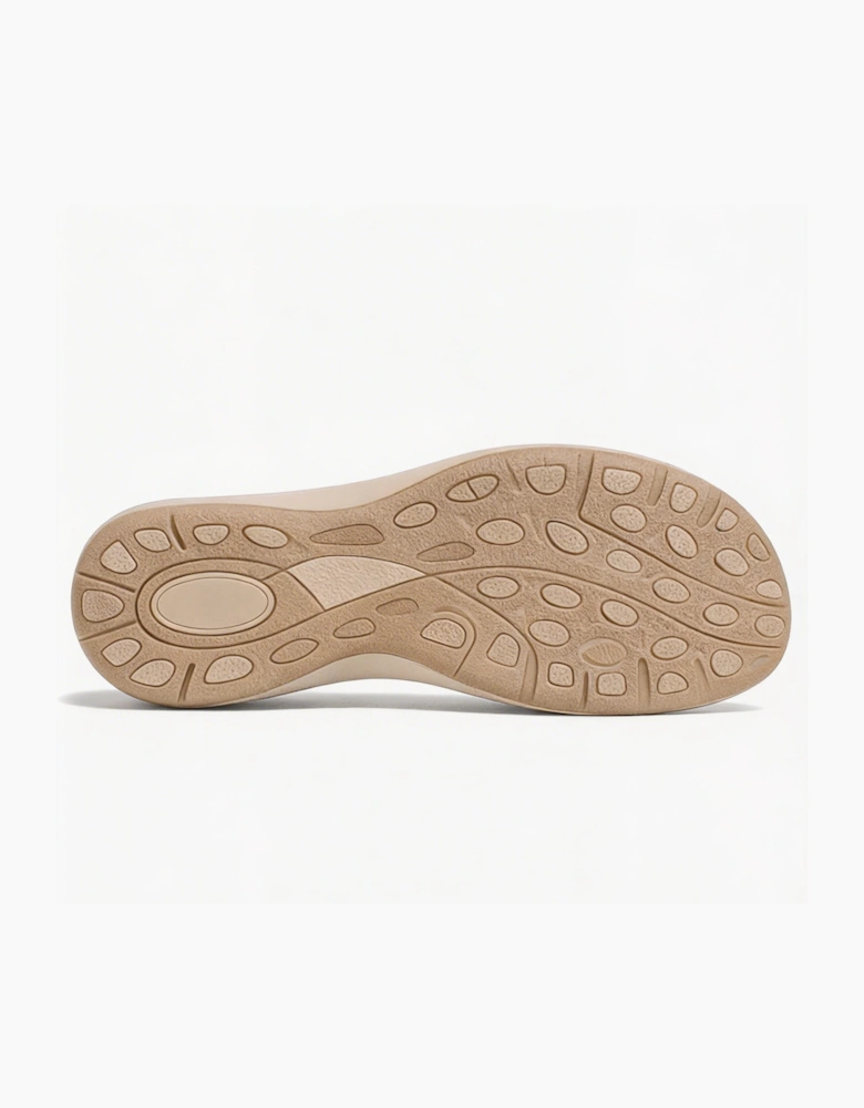 Free Spirit GRENADA Womens Cross Strap Sandals Parchment
