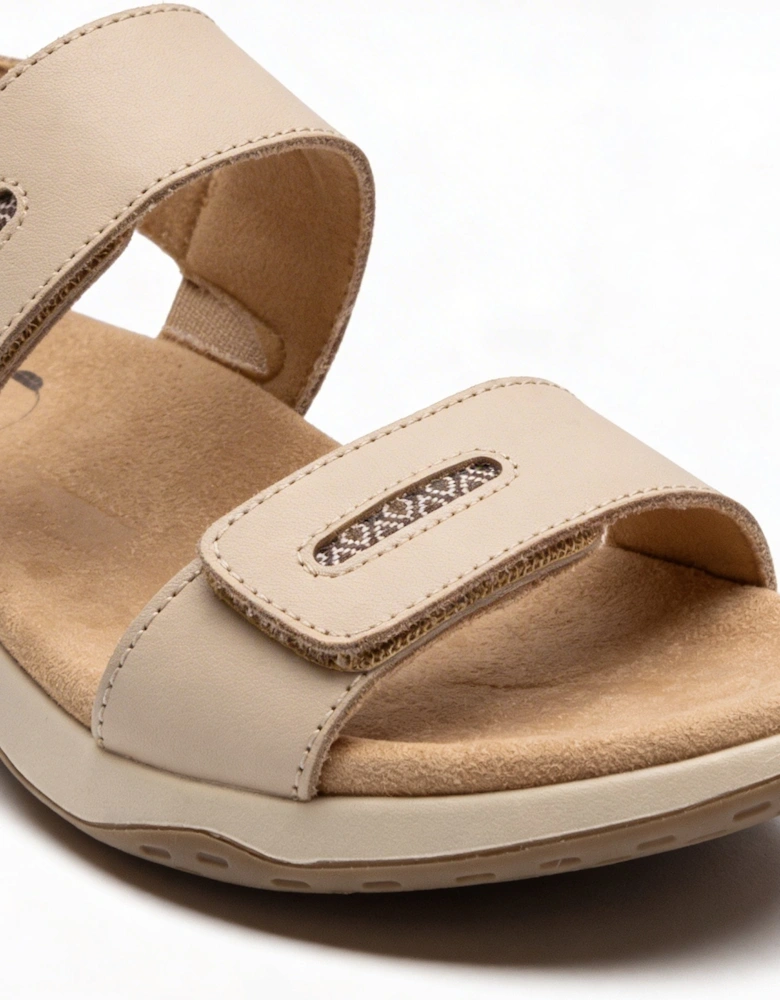 Free Spirit GRENADA Womens Cross Strap Sandals Parchment