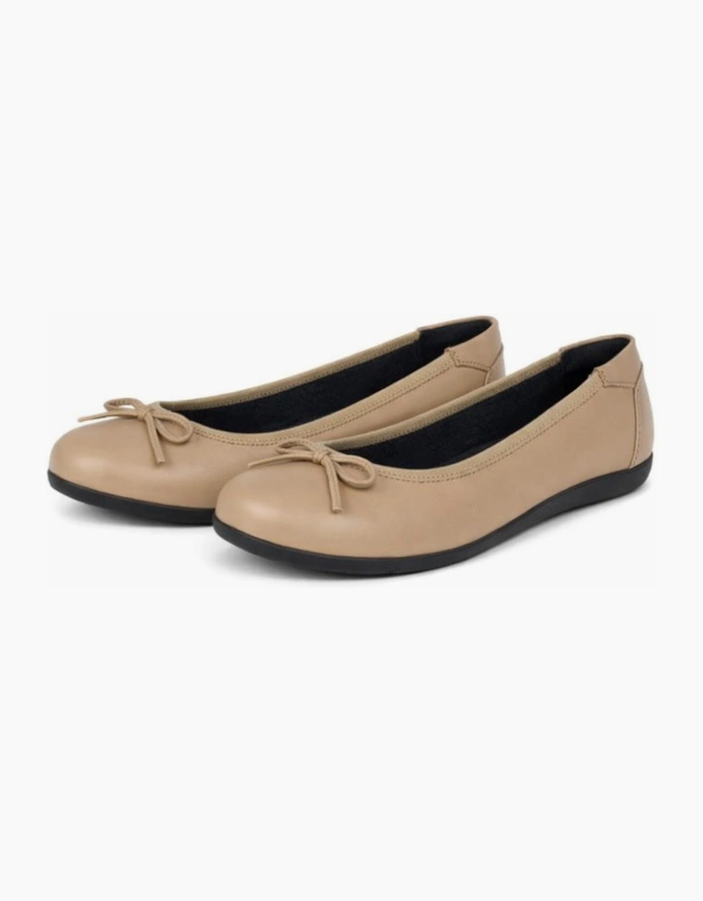 Cipriata ERIA Womens Ballerina Shoes Taupe