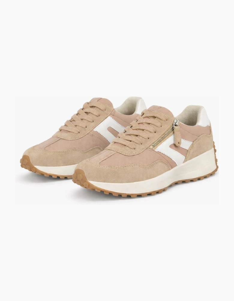 Cipriata FERRARA Womens Casual Trainers Light Taupe