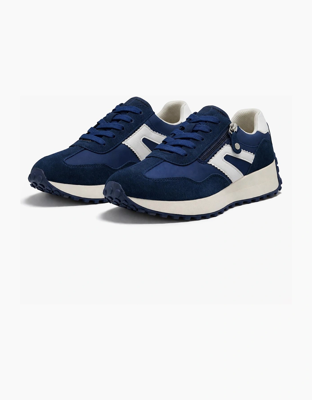 Cipriata FERRARA Womens Casual Trainers Navy