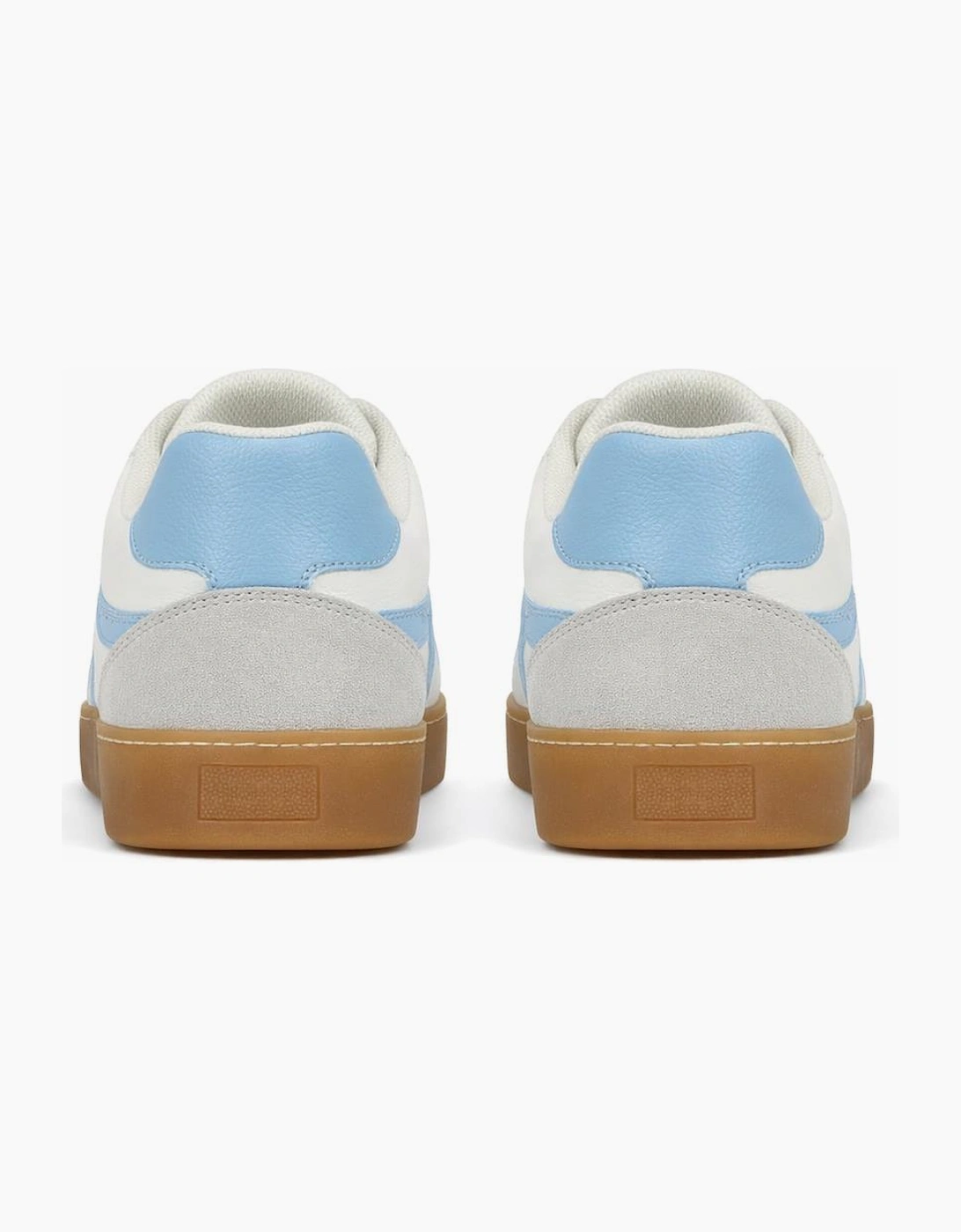 Cipriata REDA Womens Casual Trainers White Grain/Sky Blue