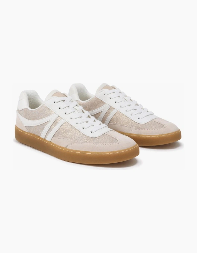 Cipriata REDA Womens Casual Trainers Gold/White