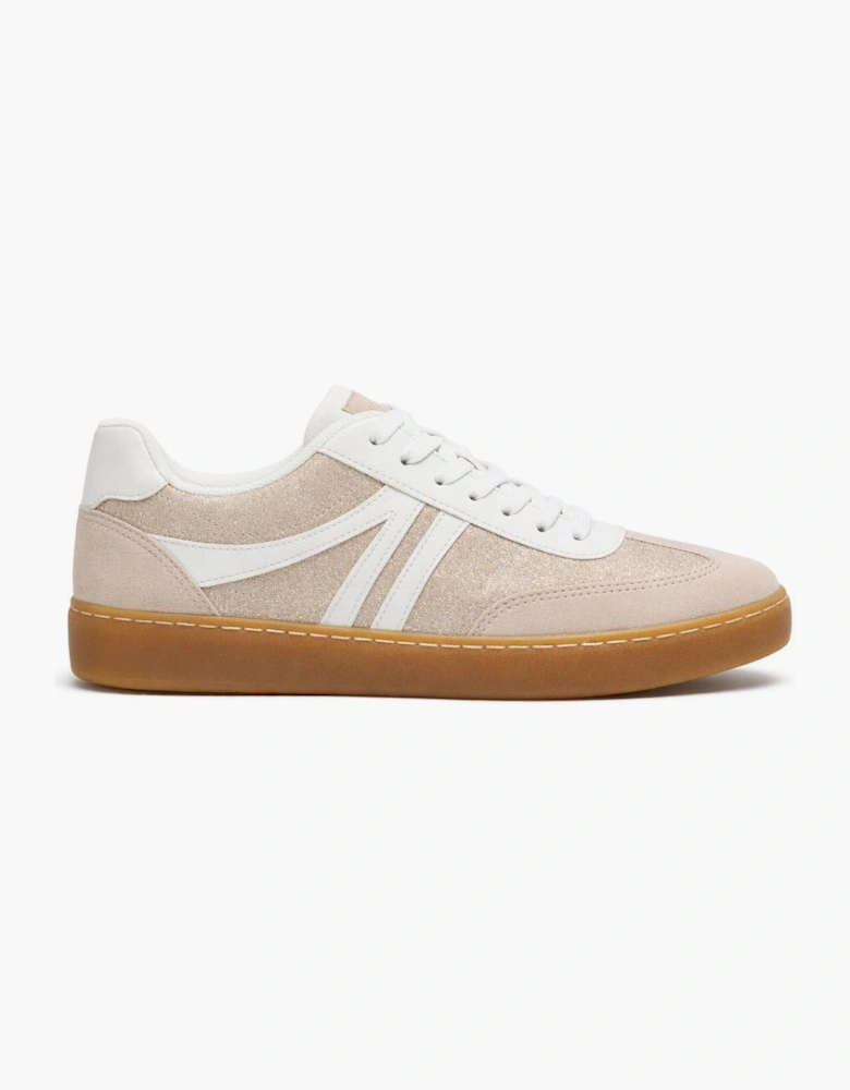 Cipriata REDA Womens Casual Trainers Gold/White