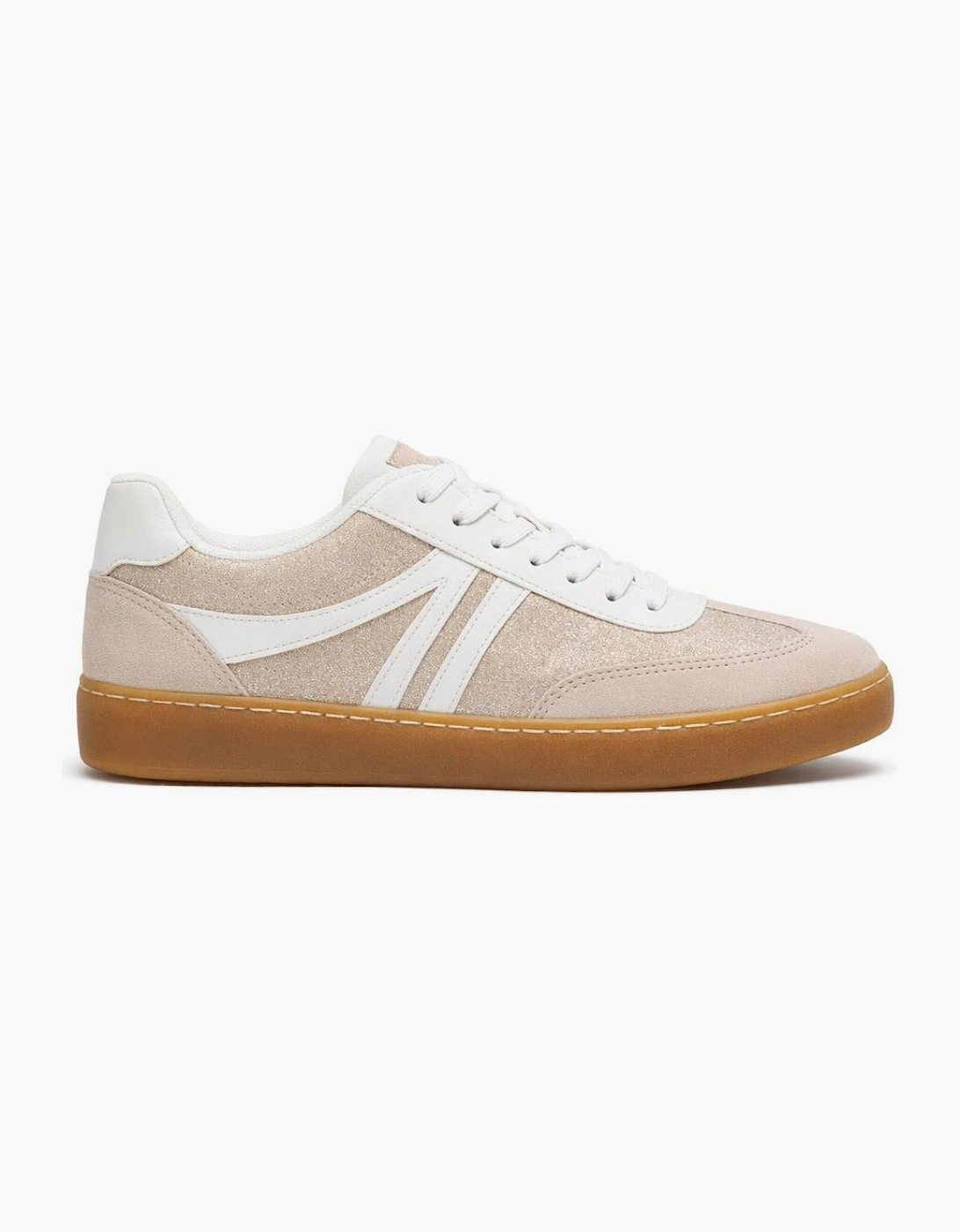Cipriata REDA Womens Casual Trainers Gold/White, 7 of 6