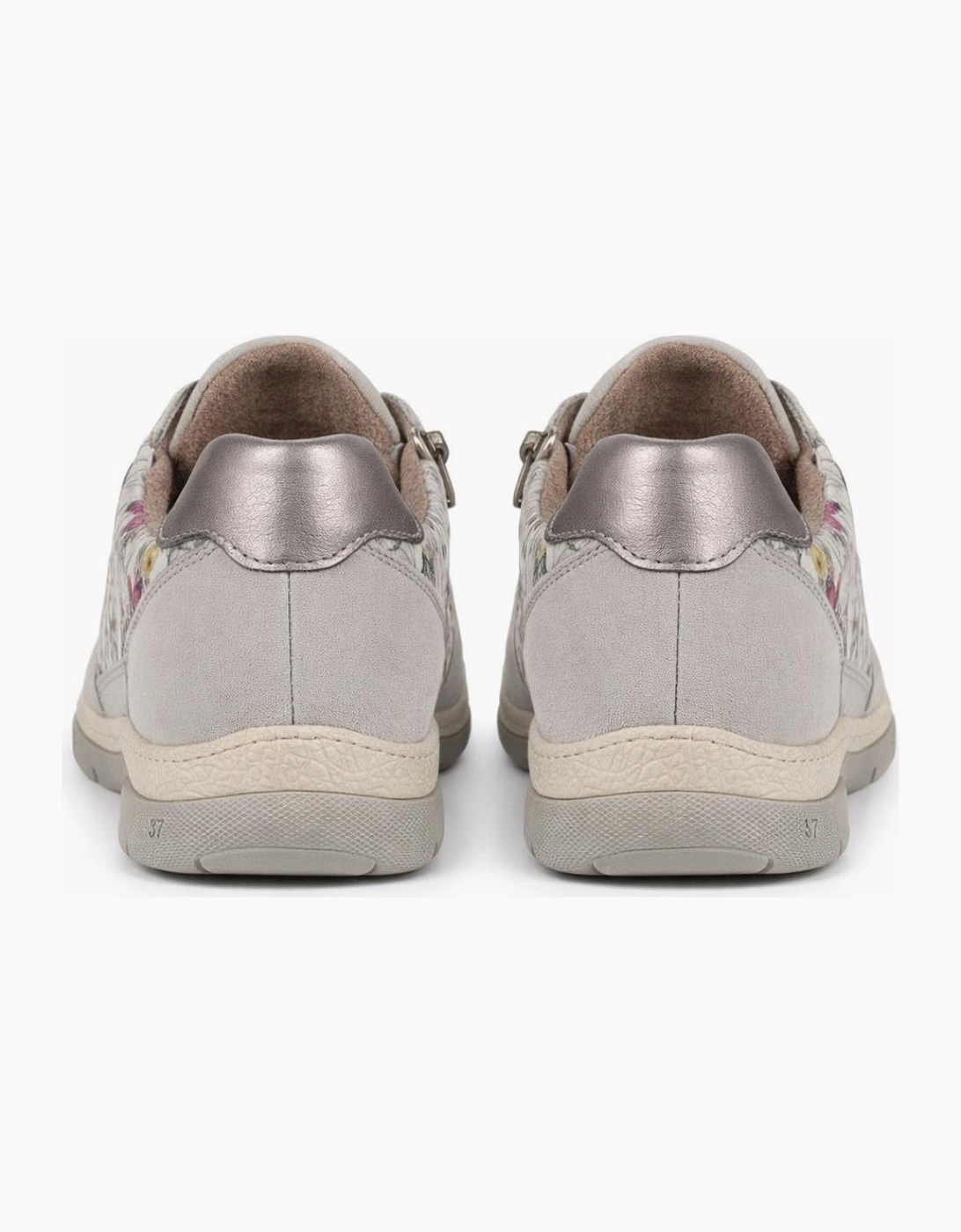 Cipriata CLITA Womens Casual Trainers Grey/Floral