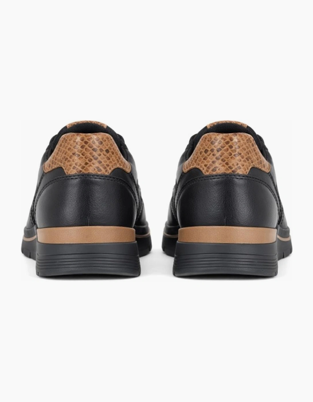 Cipriata CLELIA Womens Casual Trainers Black/Gold