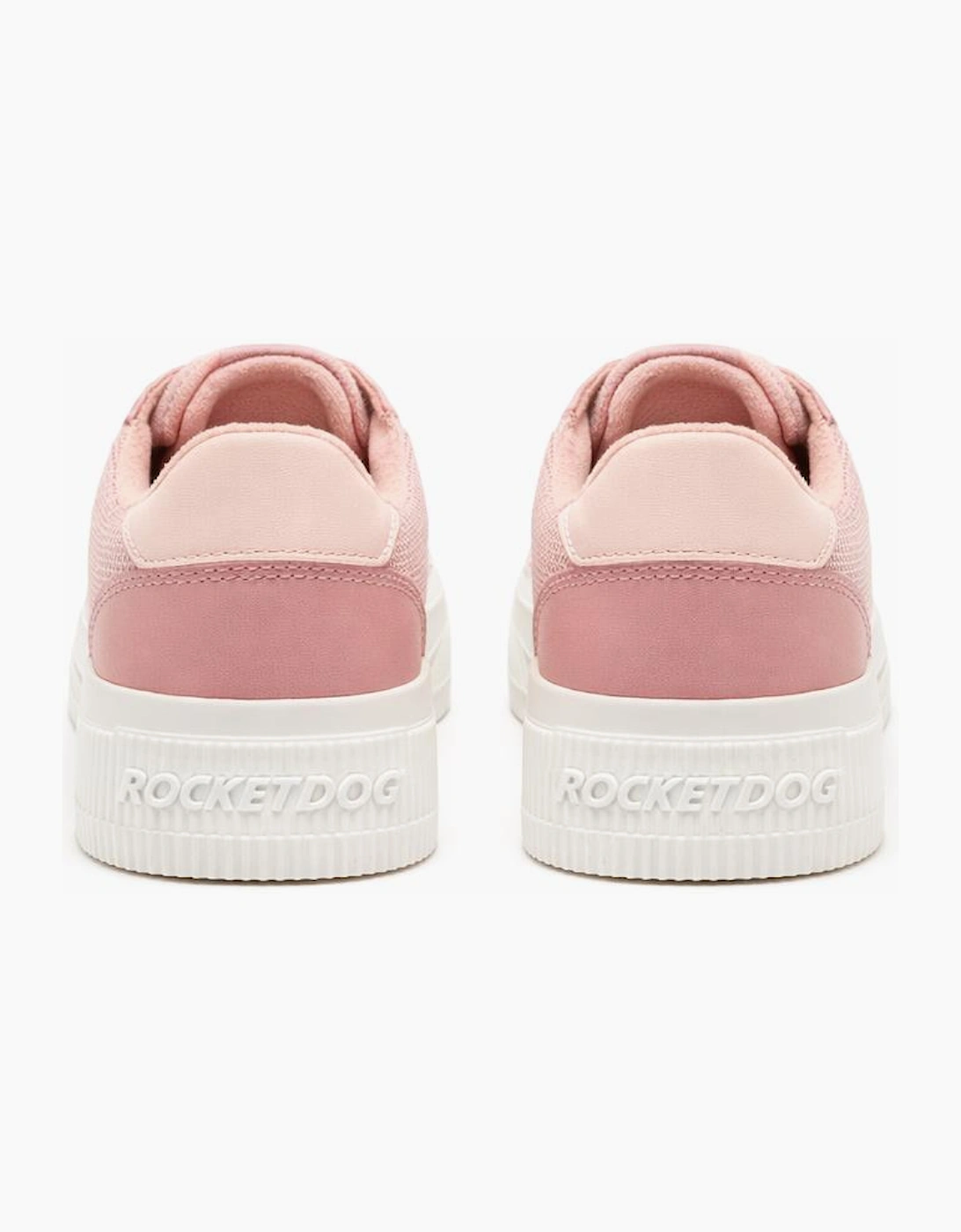 Rocket Dog CHEERY BLOCKED FABRIC Womens Casual Trainers Mauve Combo