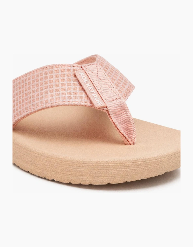 Rocket Dog ADIOS TONY SNAKE Womens Flip-flops Light Pink