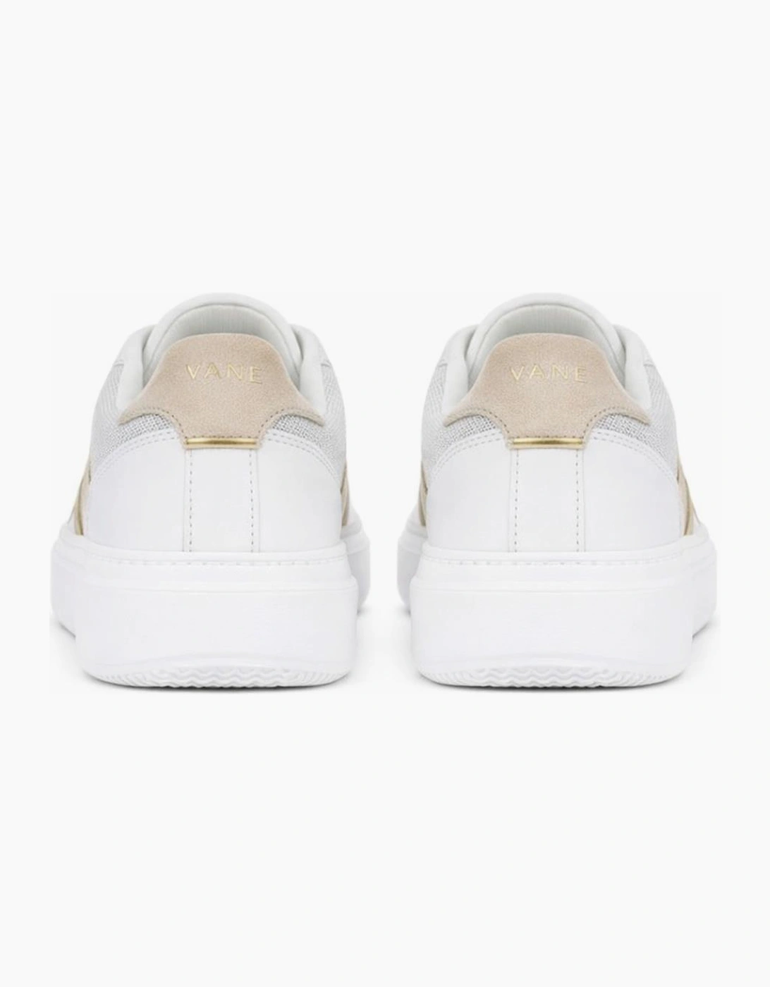 Cipriata ADEN Womens Casual Trainers White/Silver Sparkle