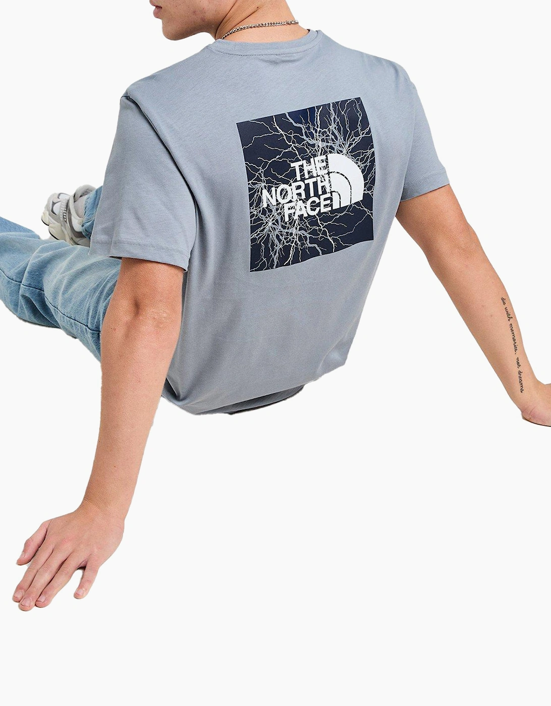 The North Face Mens T Shirts Electric Box Short Sleeve Summer Cotton Tee