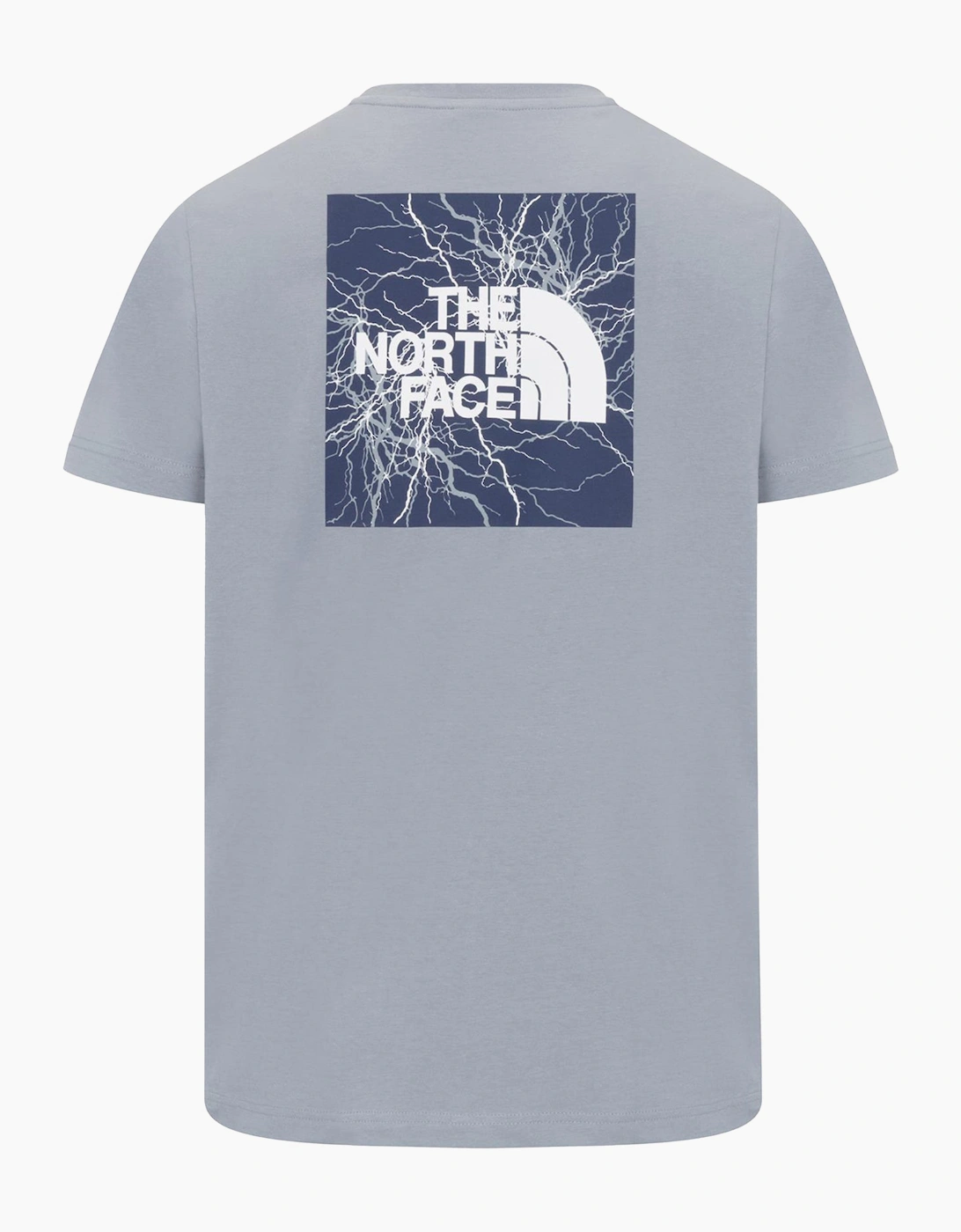 The North Face Men's The North Face Mens T Shirts Electric Box Short Sleeve Summer Cotton Tee - Grey