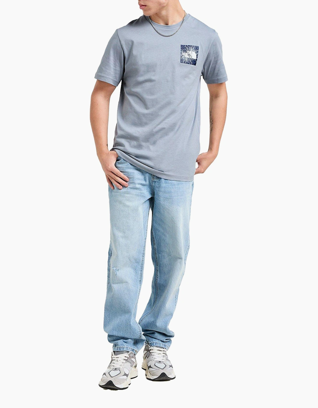 The North Face Mens T Shirts Electric Box Short Sleeve Summer Cotton Tee