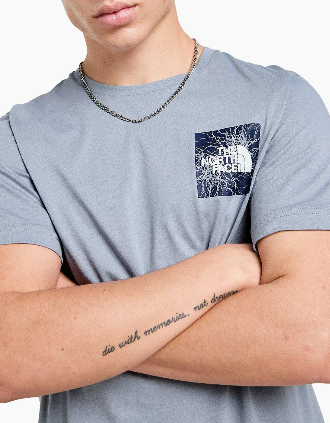 The North Face Mens T Shirts Electric Box Short Sleeve Summer Cotton Tee