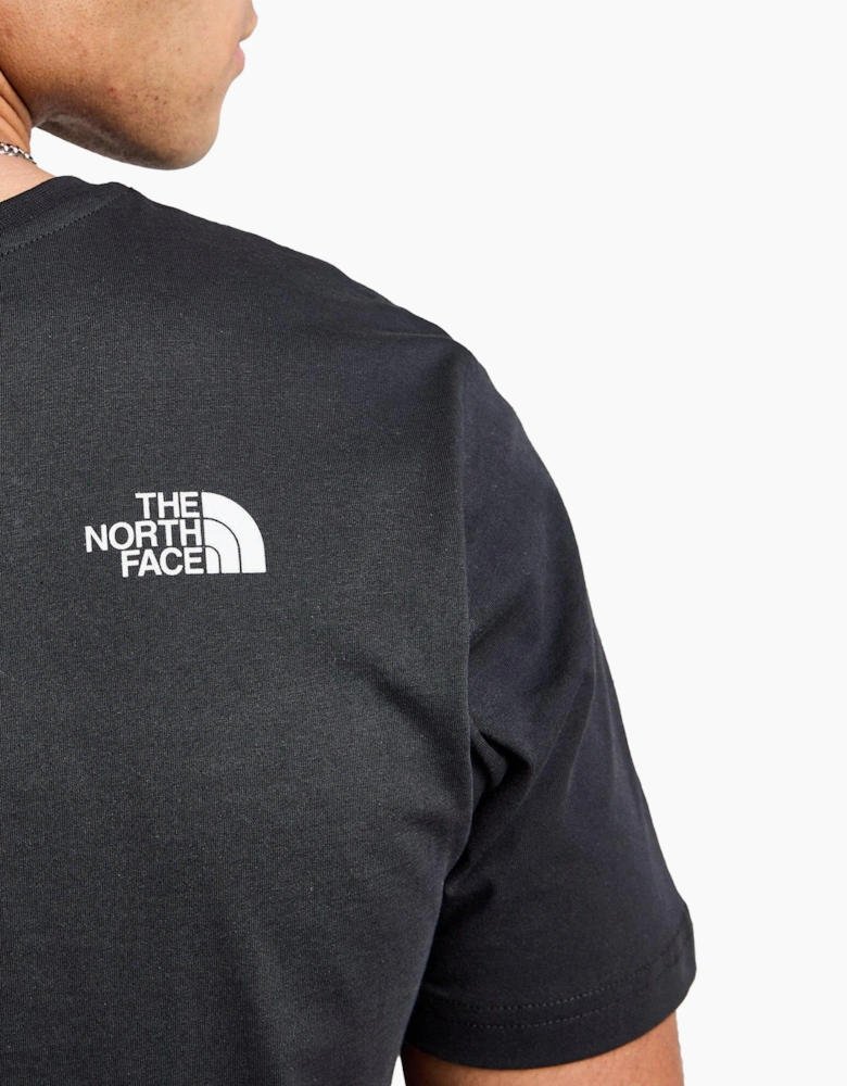The North Face Mens T Shirts Quantum Digital Mountain Summer Cotton Tee