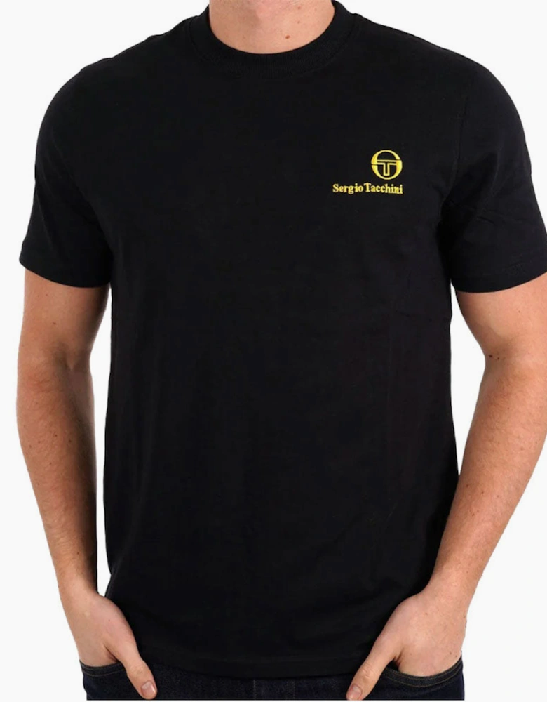 Sergio Tacchini Felton T-shirt - Black/Gold