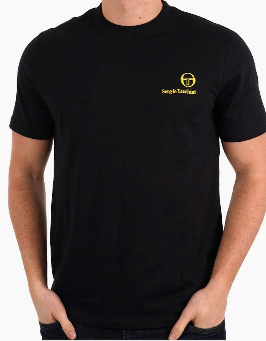 Sergio Tacchini Felton T-shirt - Black/Gold, 2 of 1
