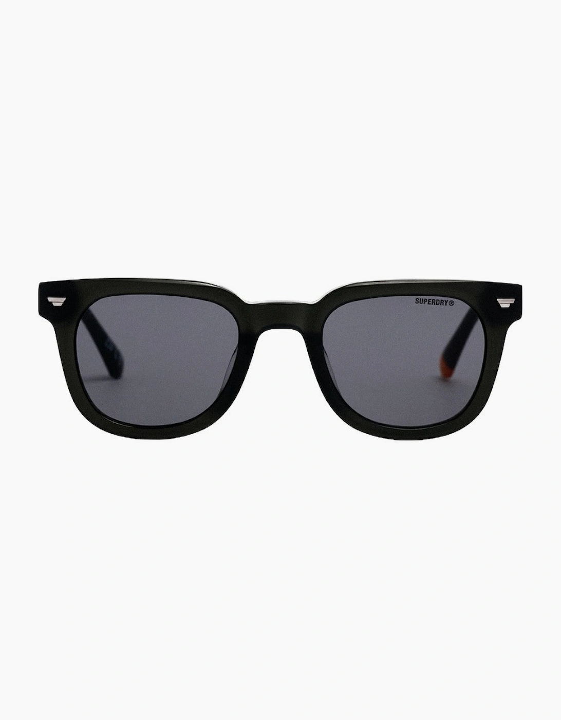 Superdry Superdry Womens Retro Square Sunglasses - Matt Black Smoke Lens