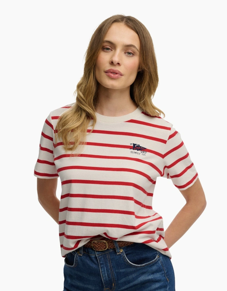 Superdry Womens Heritage Hamptons Short Sleeve T-Shirt
