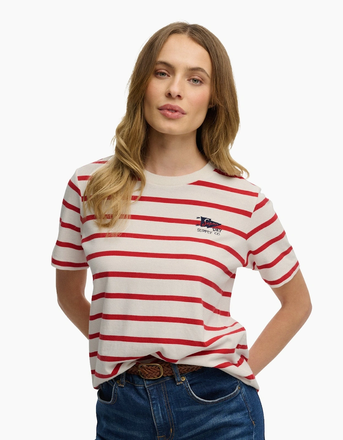 Superdry Womens Heritage Hamptons Short Sleeve T-Shirt