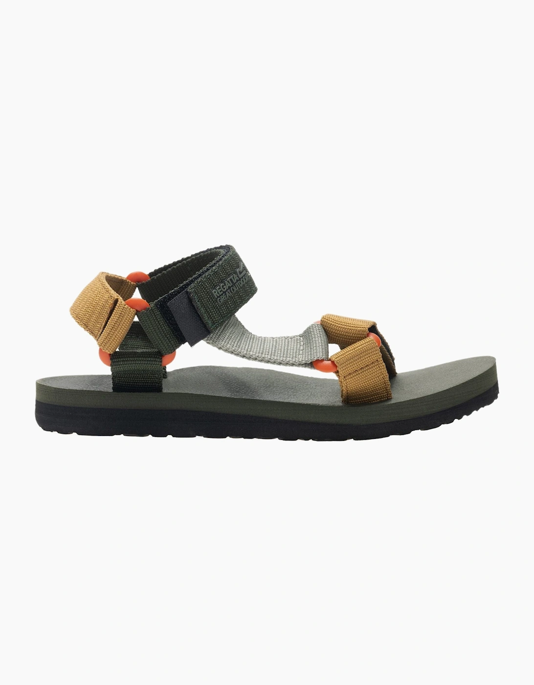 Regatta Boys Black  Vendeav Hook & Loop Sandals - Size 9K Kids