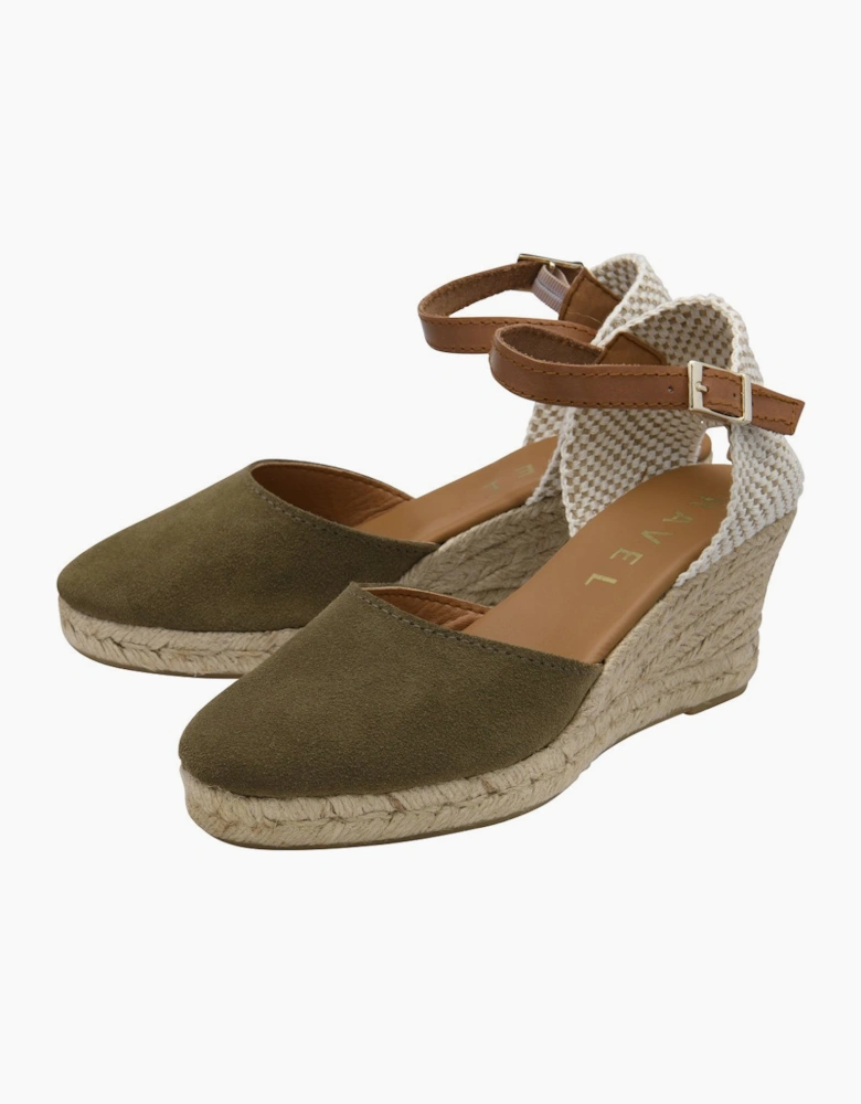 Burrill Womens Espadrille Wedges