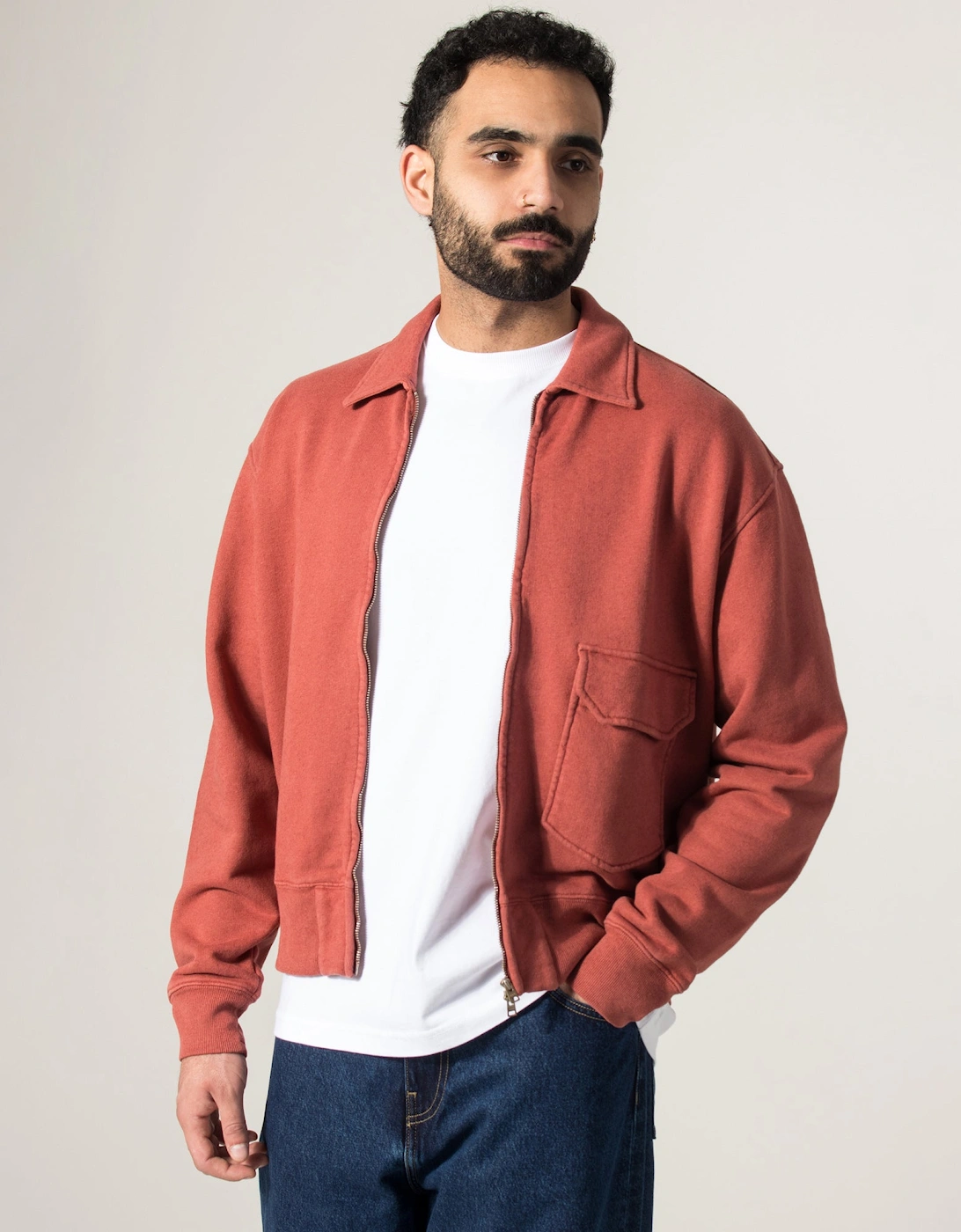 Fynshav Cotton Linen Loopback Overshirt