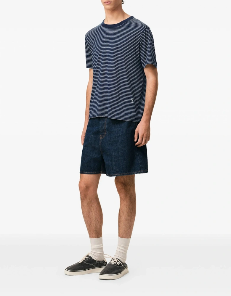 Striped ADC T-Shirt Navy