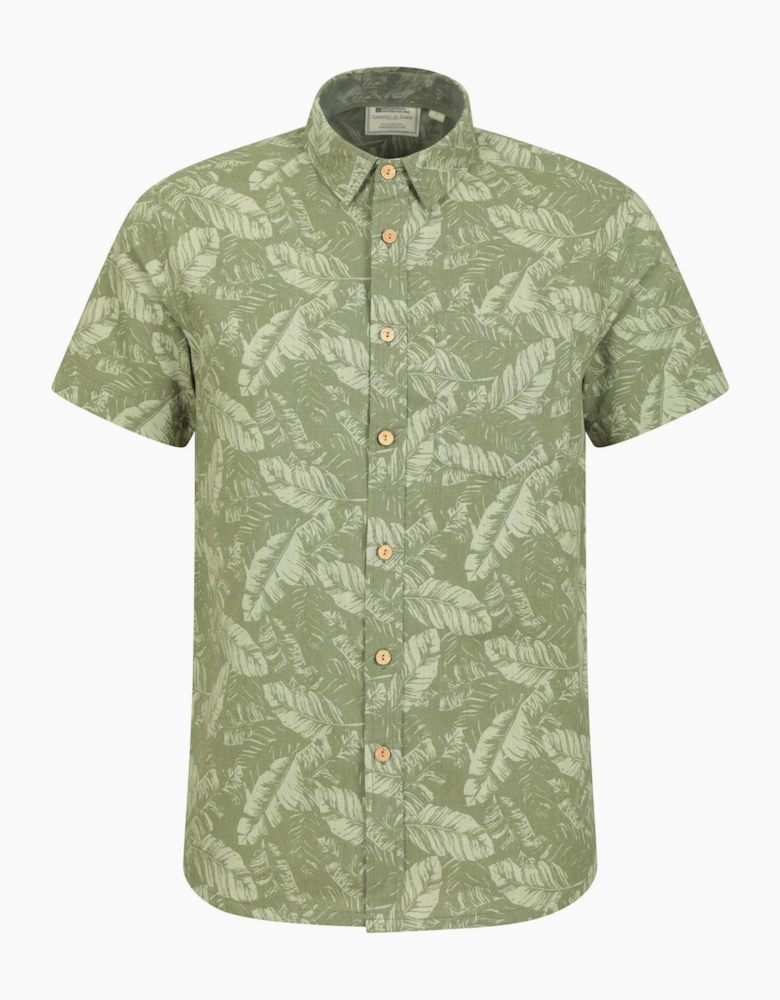 Mountain Warehouse Mens Tropical Short-Sleeved Shirt