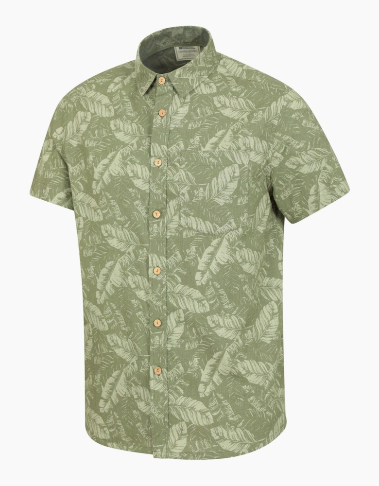 Mountain Warehouse Mens Tropical Short-Sleeved Shirt
