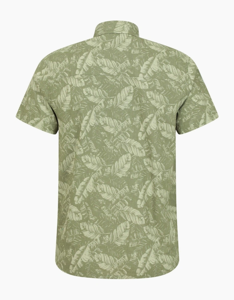 Mountain Warehouse Mens Tropical Short-Sleeved Shirt