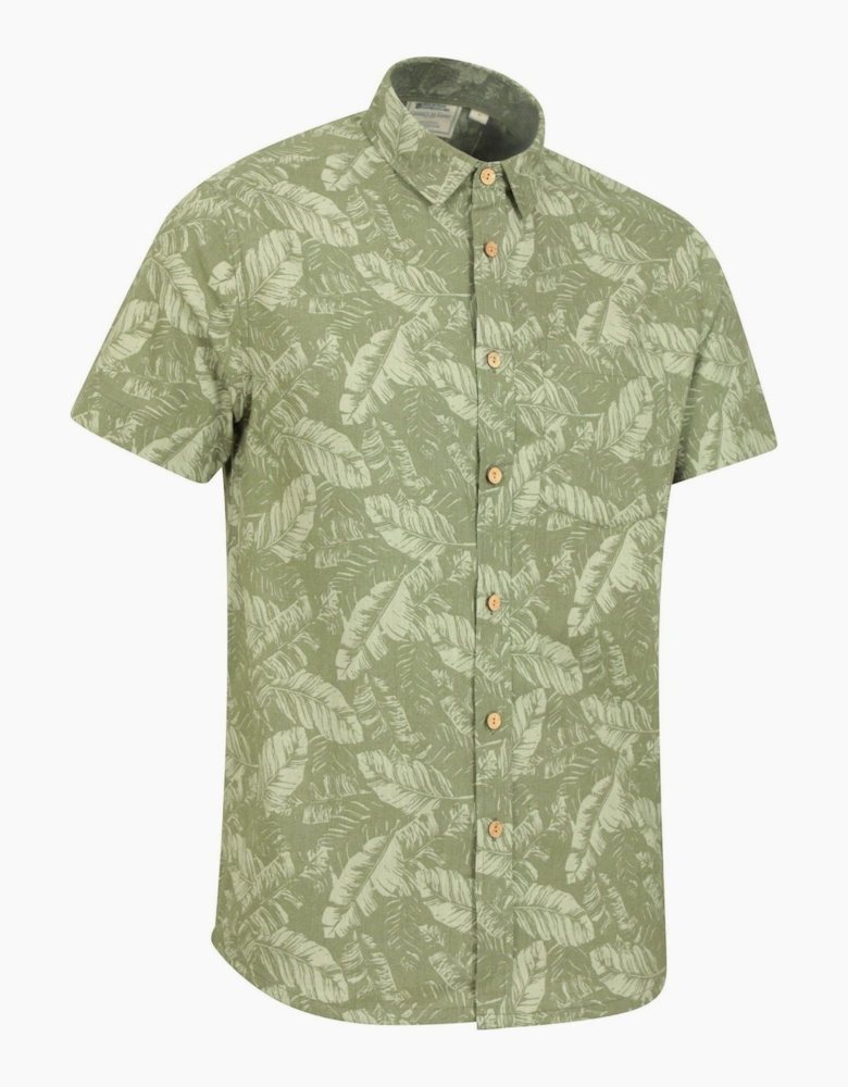 Mountain Warehouse Mens Tropical Short-Sleeved Shirt