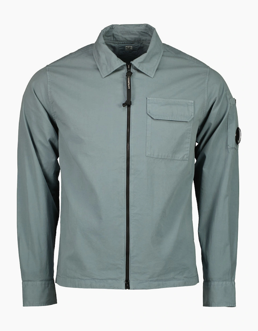 Gabardine Zip Up Lens Overshirt, 5 of 4