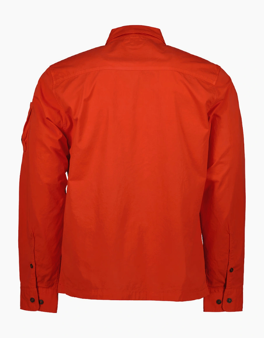 Gabardine Zip Up Lens Overshirt