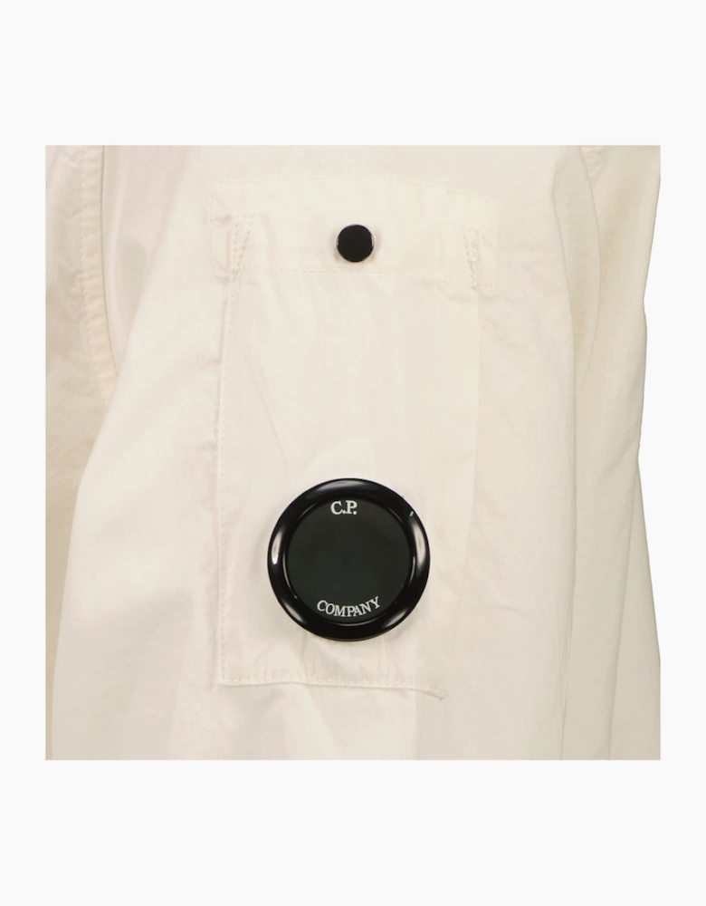 Gabardine Zip Up Lens Overshirt