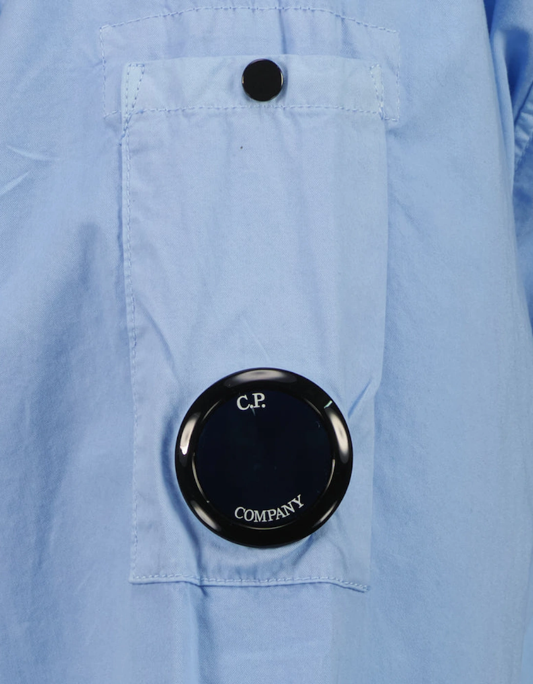 Gabardine Zip Up Lens Overshirt