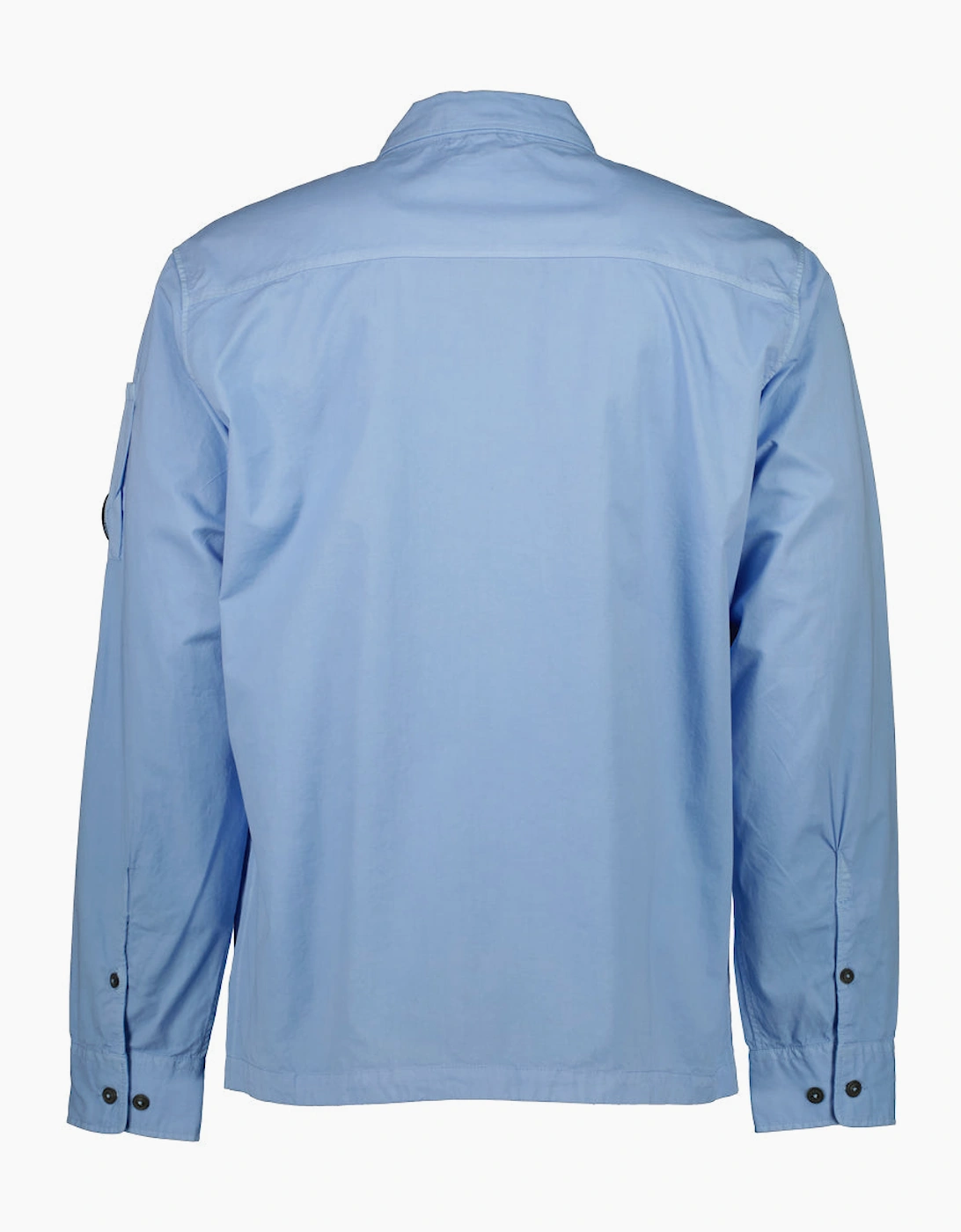 Gabardine Zip Up Lens Overshirt