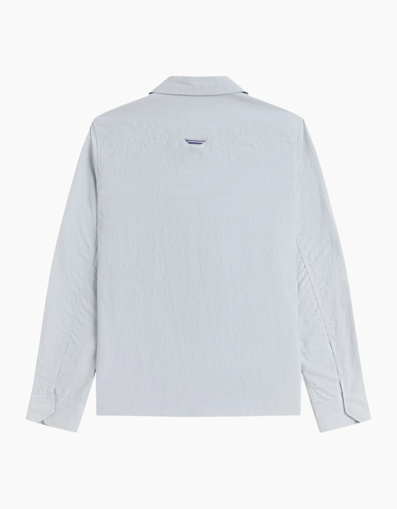 Fred Perry Ripstop Pocket Overshirt Dusky Blue
