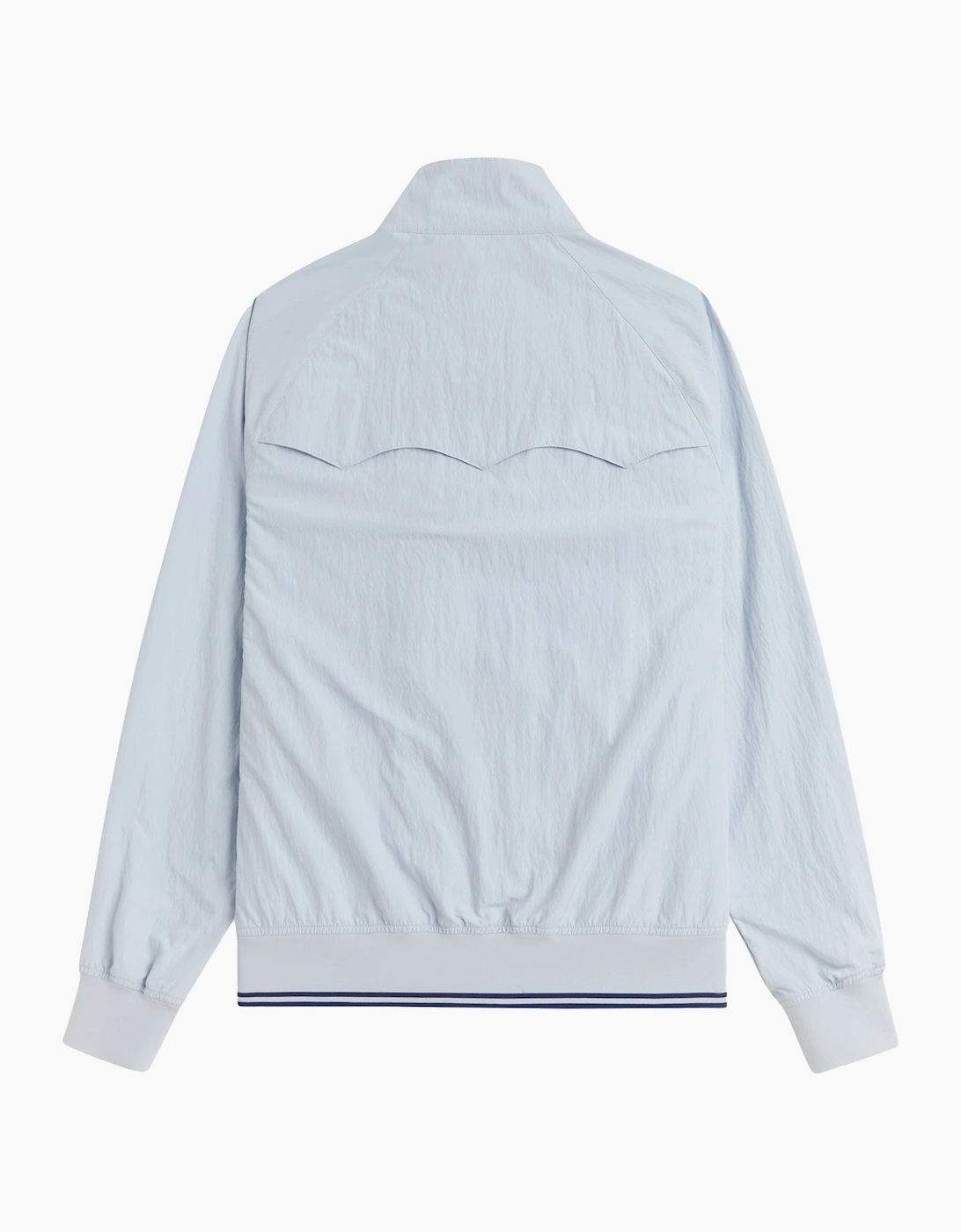 Fred Perry Crinkle Harrington Jacket Dusky Blue