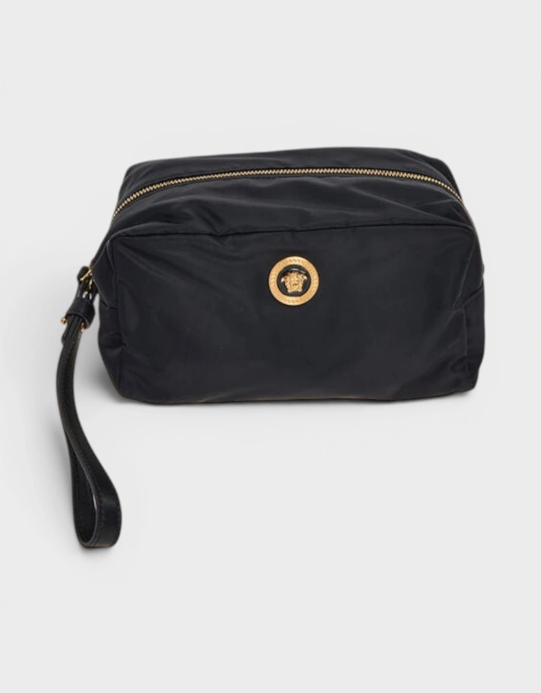 Medusa Logo Cosmetic Bag Black