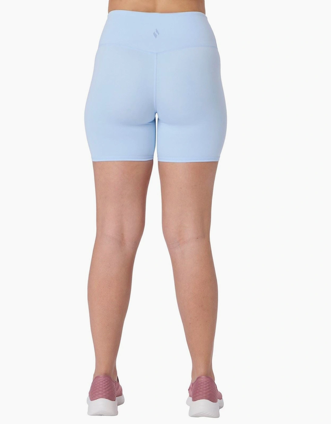 Skechers Goflex Slim 6" Bike Short Polyester Women's Silver Activewear Shorts