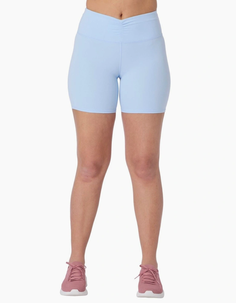 Skechers Goflex Slim 6" Bike Short Polyester Women's Silver Activewear Shorts
