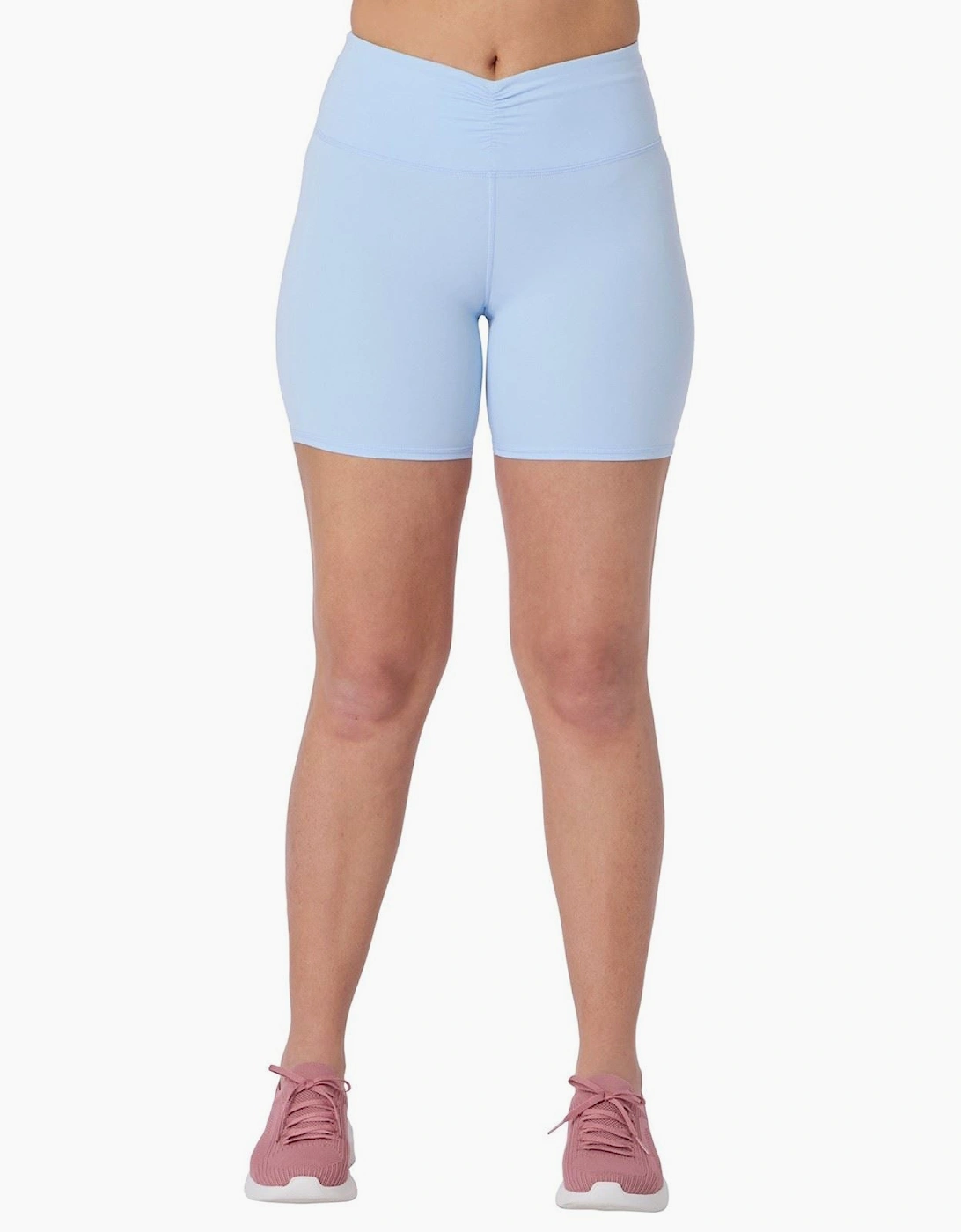 Skechers Goflex Slim 6" Bike Short Polyester Women's Silver Activewear Shorts, 3 of 2