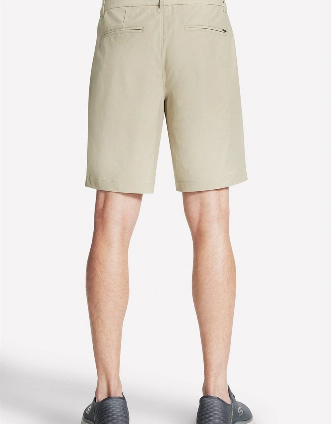 Skechers Premium Everywhere 9 Inch Short Polyester Men's Natural Knee-Length Shorts