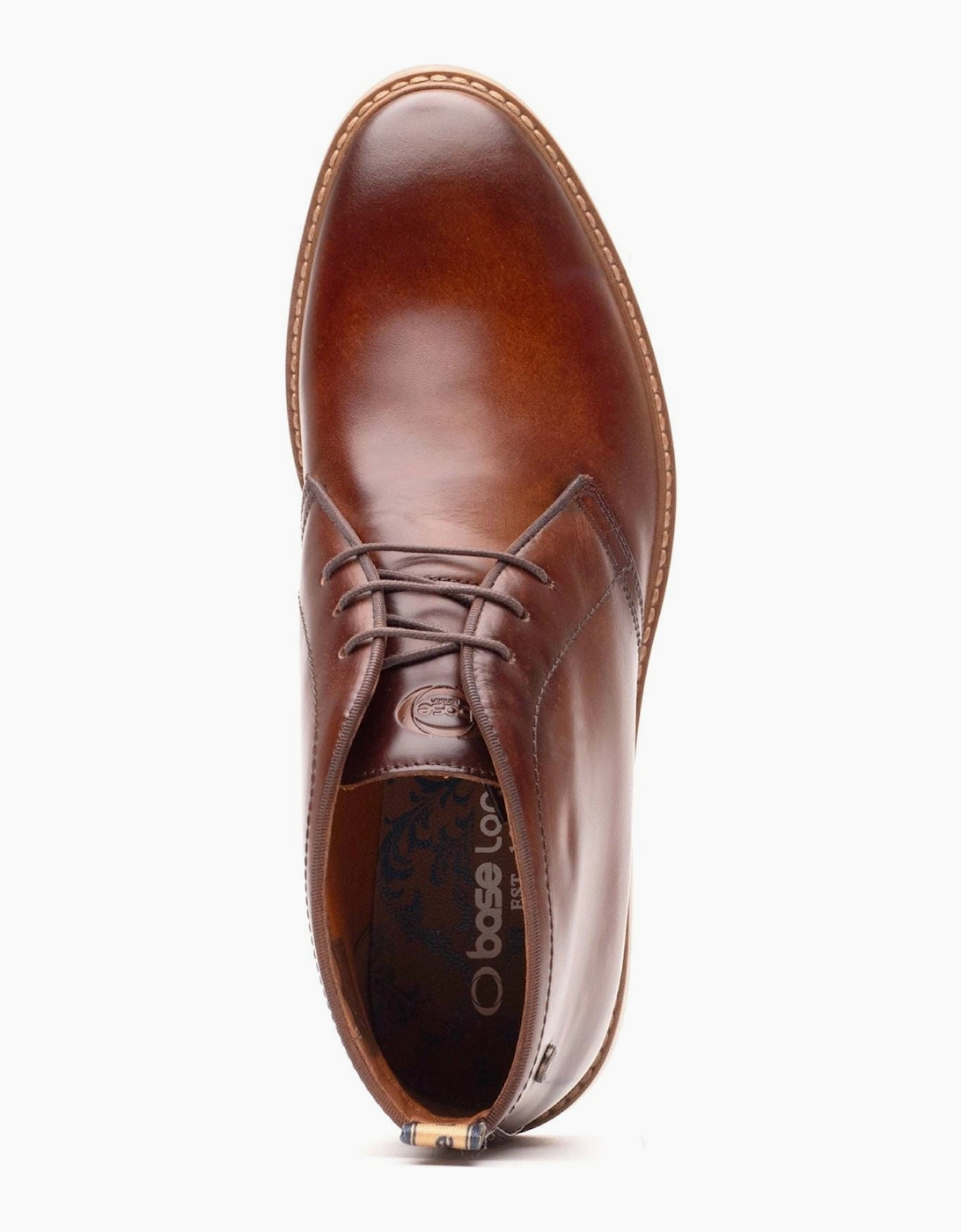 Base London Carlton Leather Men's Tan Ankle Boots