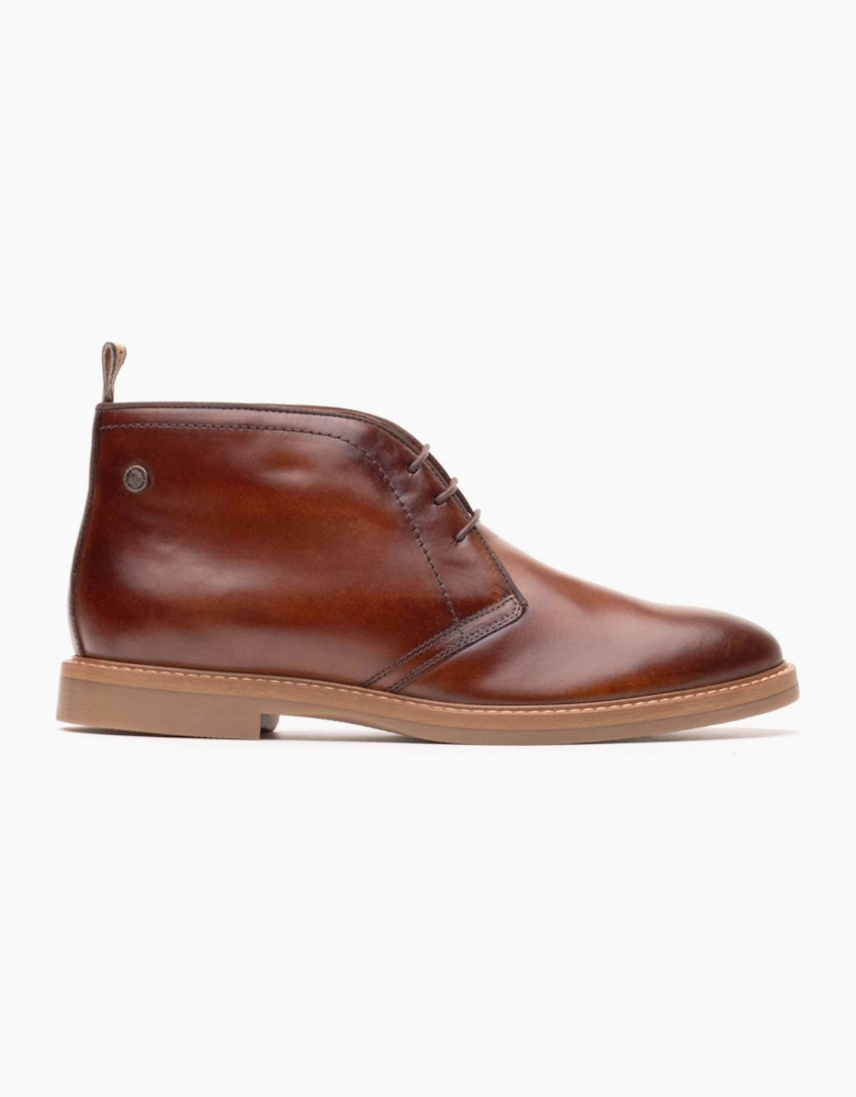 Base London Carlton Leather Men's Tan Ankle Boots