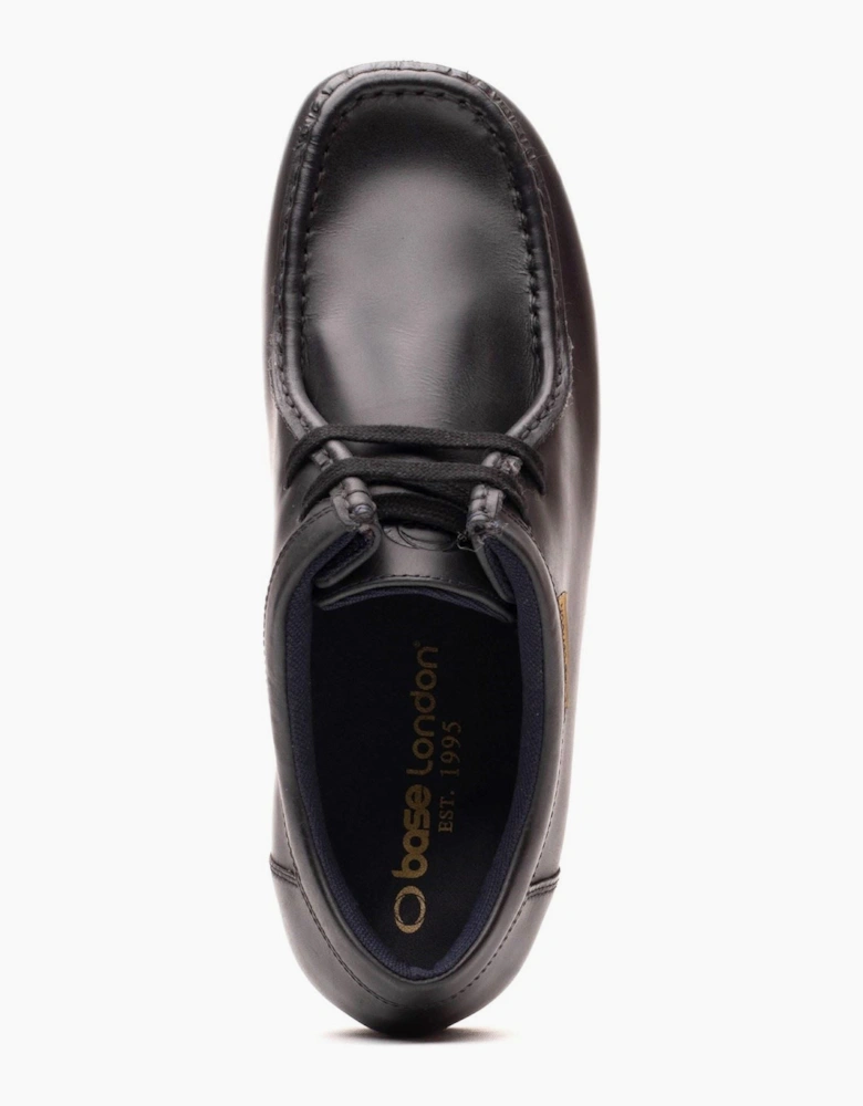 Base London Koko Leather Men's Black Moccasins Shoes