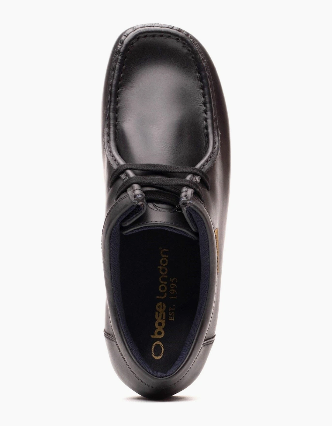 Base London Koko Leather Men's Black Moccasins Shoes
